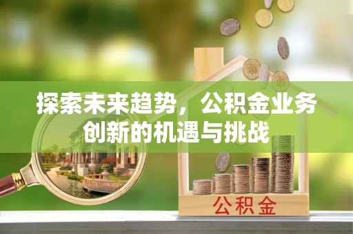 霍山探索未来趋势，公积金业务创新的机遇与挑战